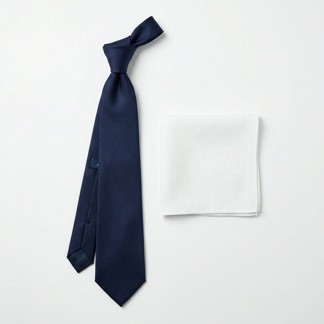 Set Corbata + Panuelo de Bolsillo