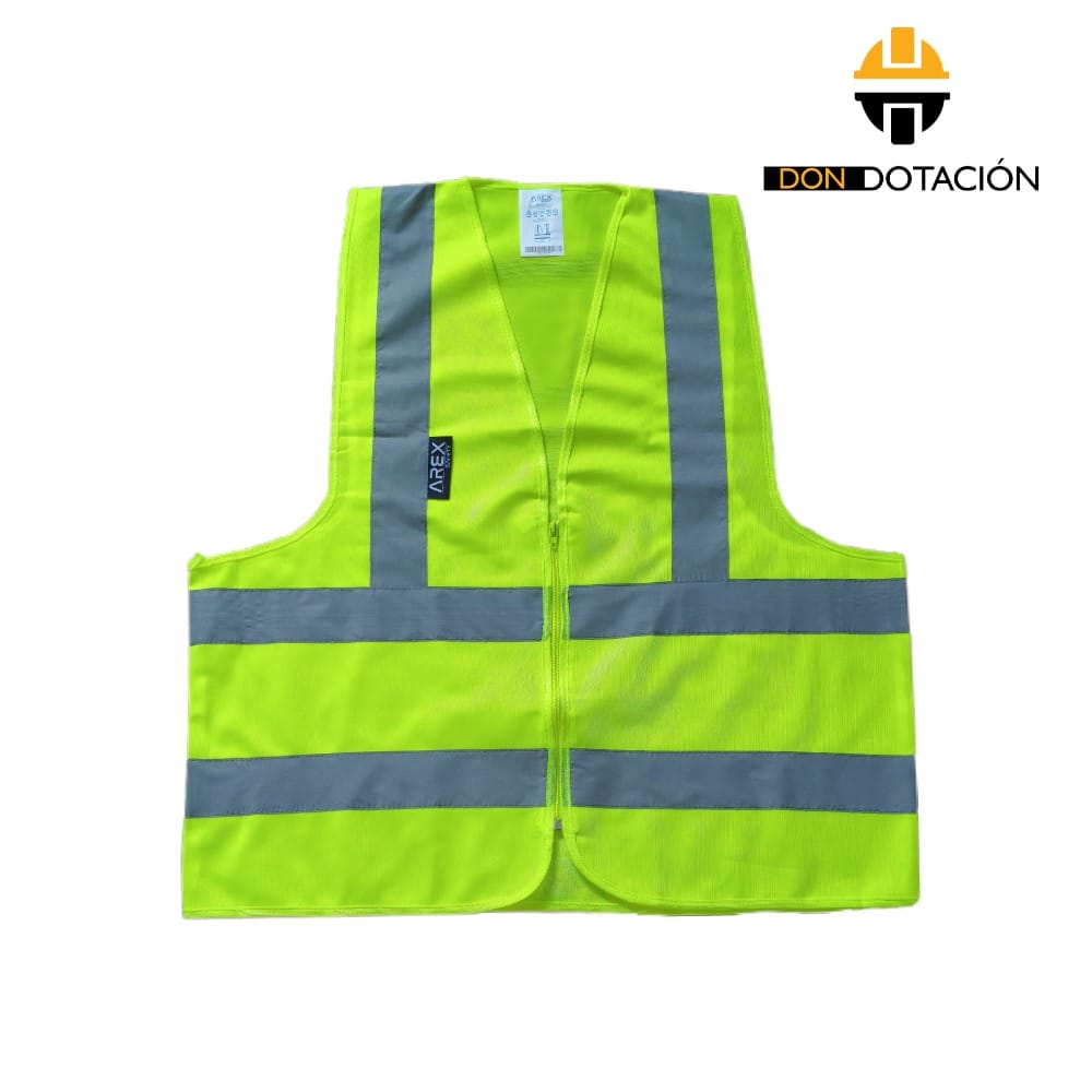 Chaleco Reflectivo Verde Cremallera 120g
