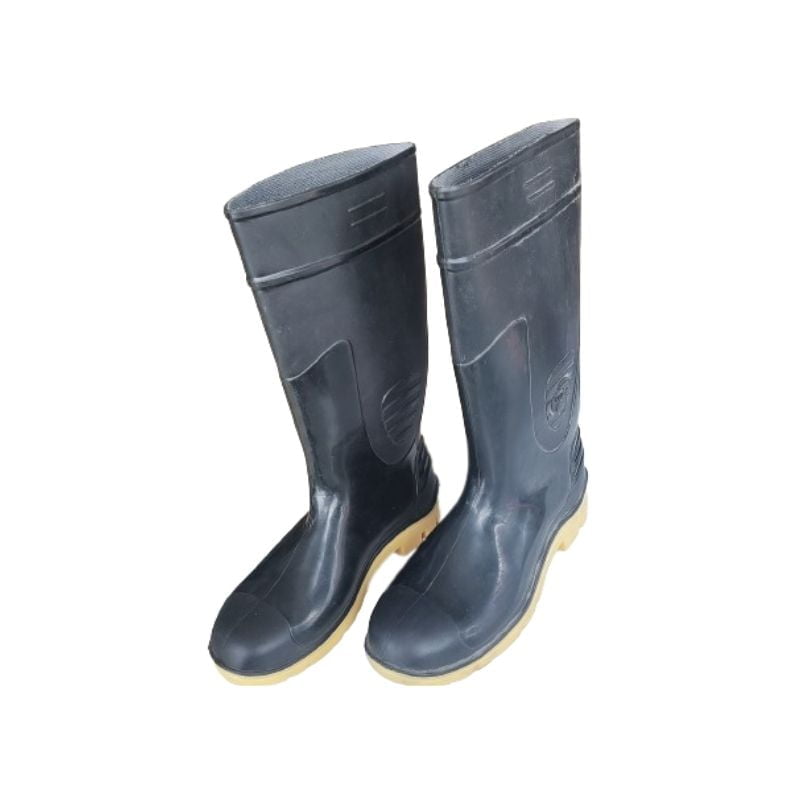 Bota Negra 7 Vidas Punta de Acero