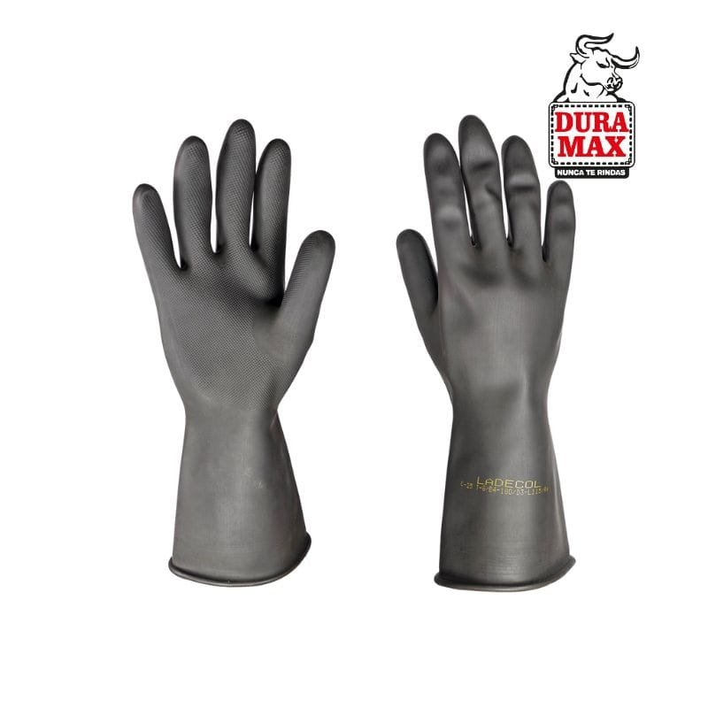 Guante de Caucho Calibre 35 Negro