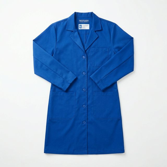 Bata Antifluido Manga Larga