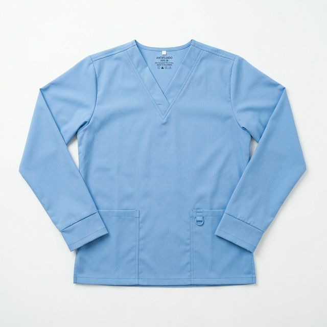 Camisa Antifluido Manga Larga