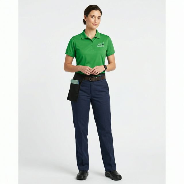 Uniforme Aseo Empresarial Verde (Conjunto)