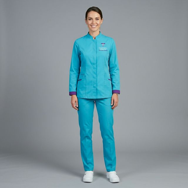 Uniforme Clinico Turquesa (Camisa Manga Larga)